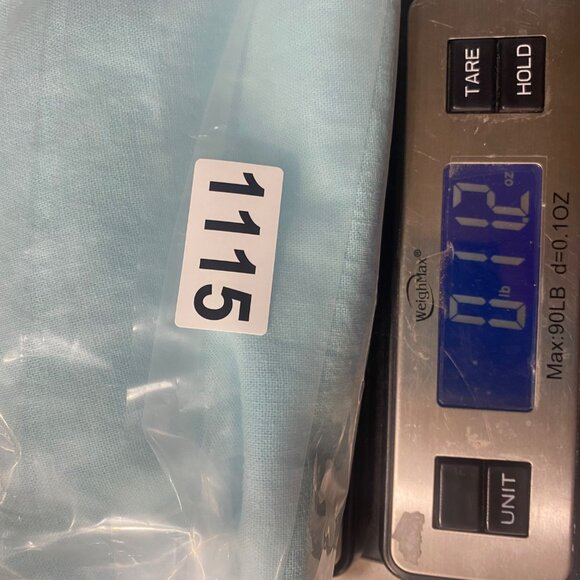 Jessica London Top Womens 20W Blue Embroidered Linen Blend Tunic Plus Size Coast - Picture 12 of 12